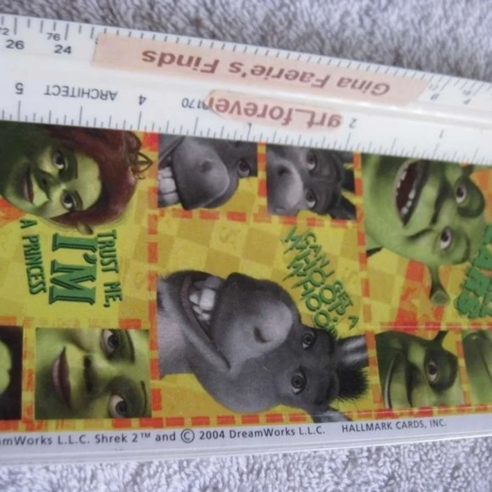 Shrek 2 Hallmark Party Express Stickers 4 Sheets 2004 Birthday Donkey Fiona